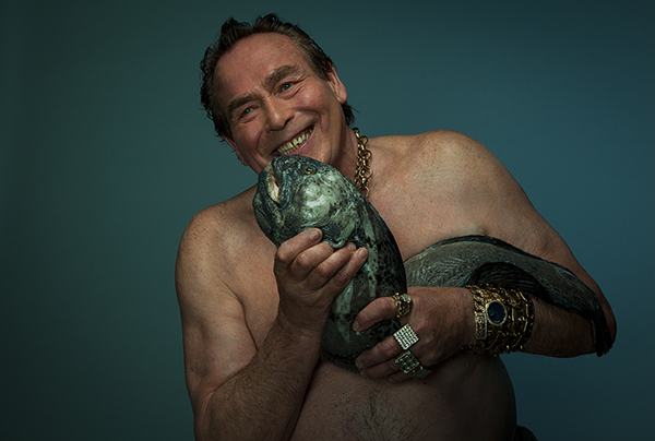 Fish Love: Bobby George with Wolf Fish