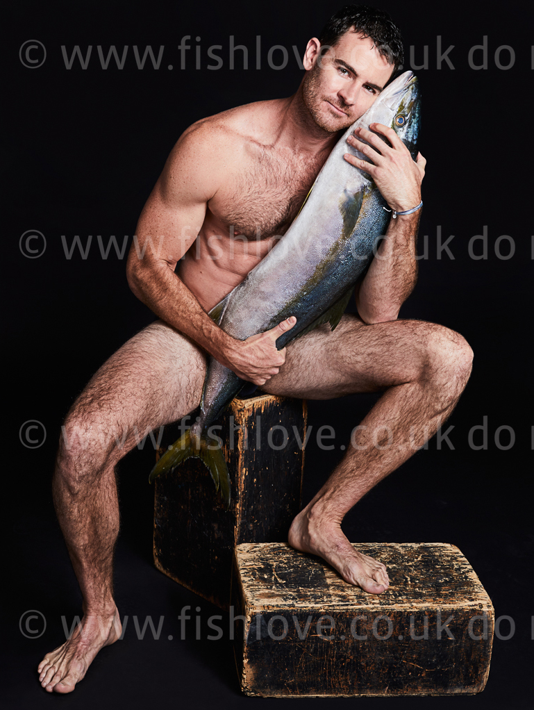 Ben Lawson: Celebrities and actors pose with fish in a courageous call on EU governments for bold action to #EndOverfishing in Europe's waters by 2020. © Fishlove/Alan Gelati.