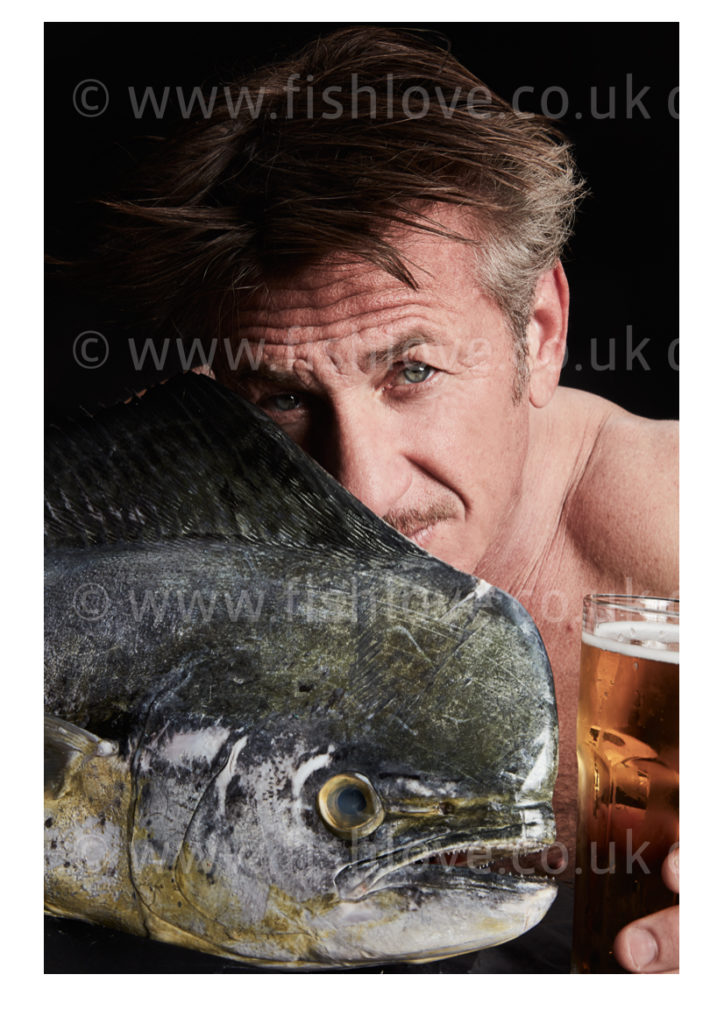 Celebrities and actors pose with fish in a courageous call on EU governments for bold action to #EndOverfishing in Europe's waters by 2020. © Fishlove/Alan Gelati.