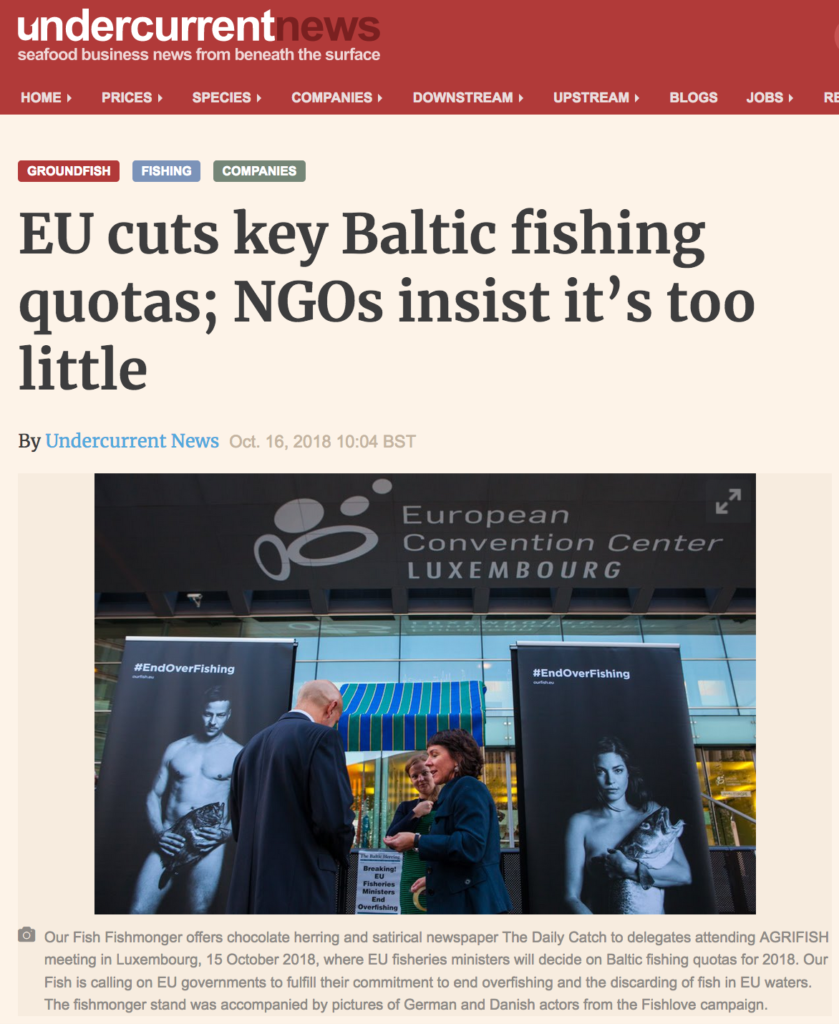 EU cuts key Baltic fishing quotas; NGOs insist it’s too little