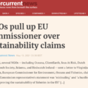 Undercurrent: NGOs pull up EU commissioner over sustainability claims