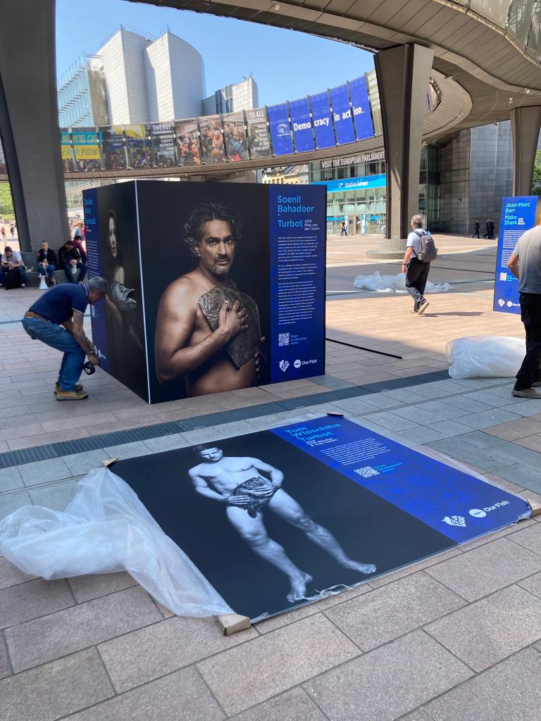 Tom Wlaschiha and Soenil Bahadoer - Ending EU Overfishing: The Decade Past and the Decade to Come - Fishlove Exhibition in Brussels