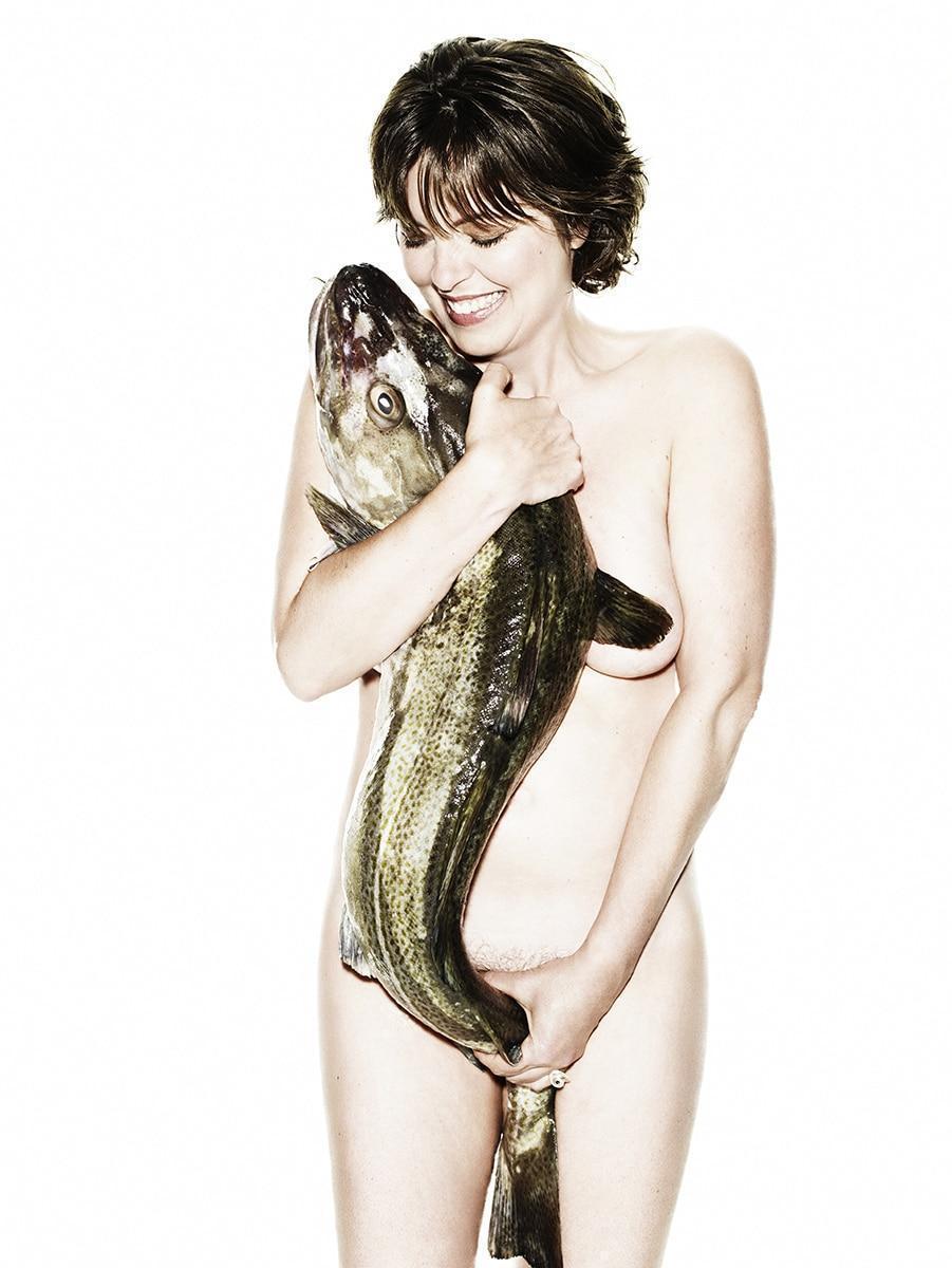 Fishlove: Greta Scacchi with cod by Rankin, 2009