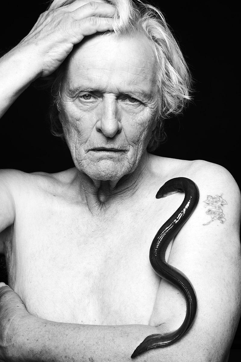 Fishlove: Rutger Hauer with European Eel, Alan Gelati & Mike van den Toorn, 2018