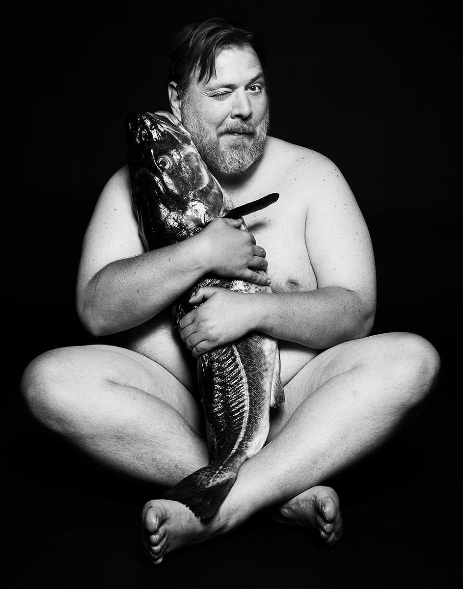 Fishlove: Nicolas Bro with Baltic Cod, Alan Gelati, Denmark series, 2018