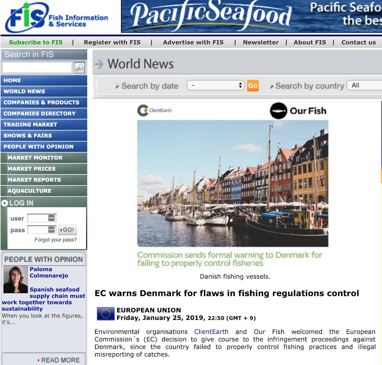 EC warns Denmark for flaws in fishing regulations control