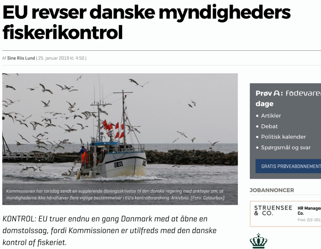 EU revser danske myndigheders skerikontrol