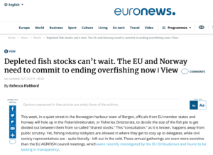 View Depleted fish stocks can’t wait. The EU and Norway need to commit to ending overfishing now ǀ View