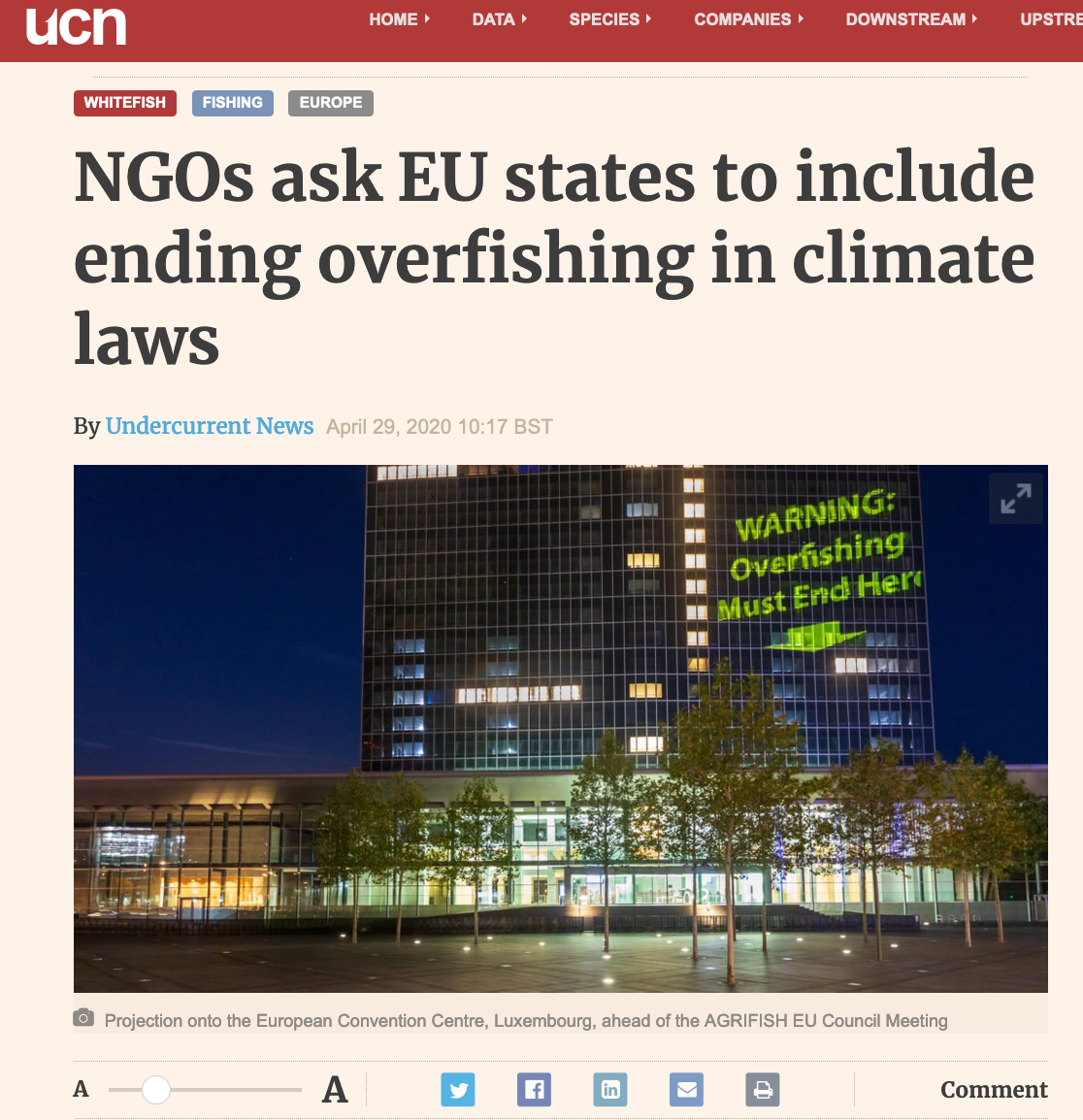 NGOs ask EU states to include ending overfishing in climate laws