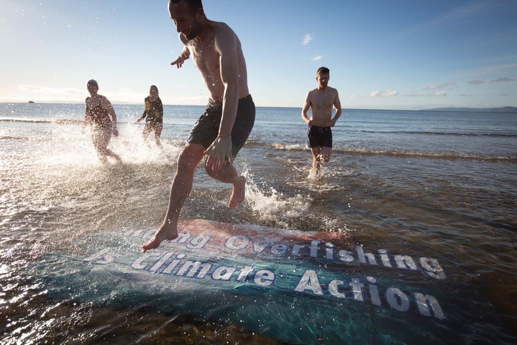 ‘Save the Ocean to Save the Climate’: Activists Take Icy Dip near Glasgow During COP26 Climate Talks