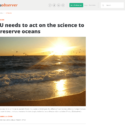 EU needs to act on the science to preserve oceans